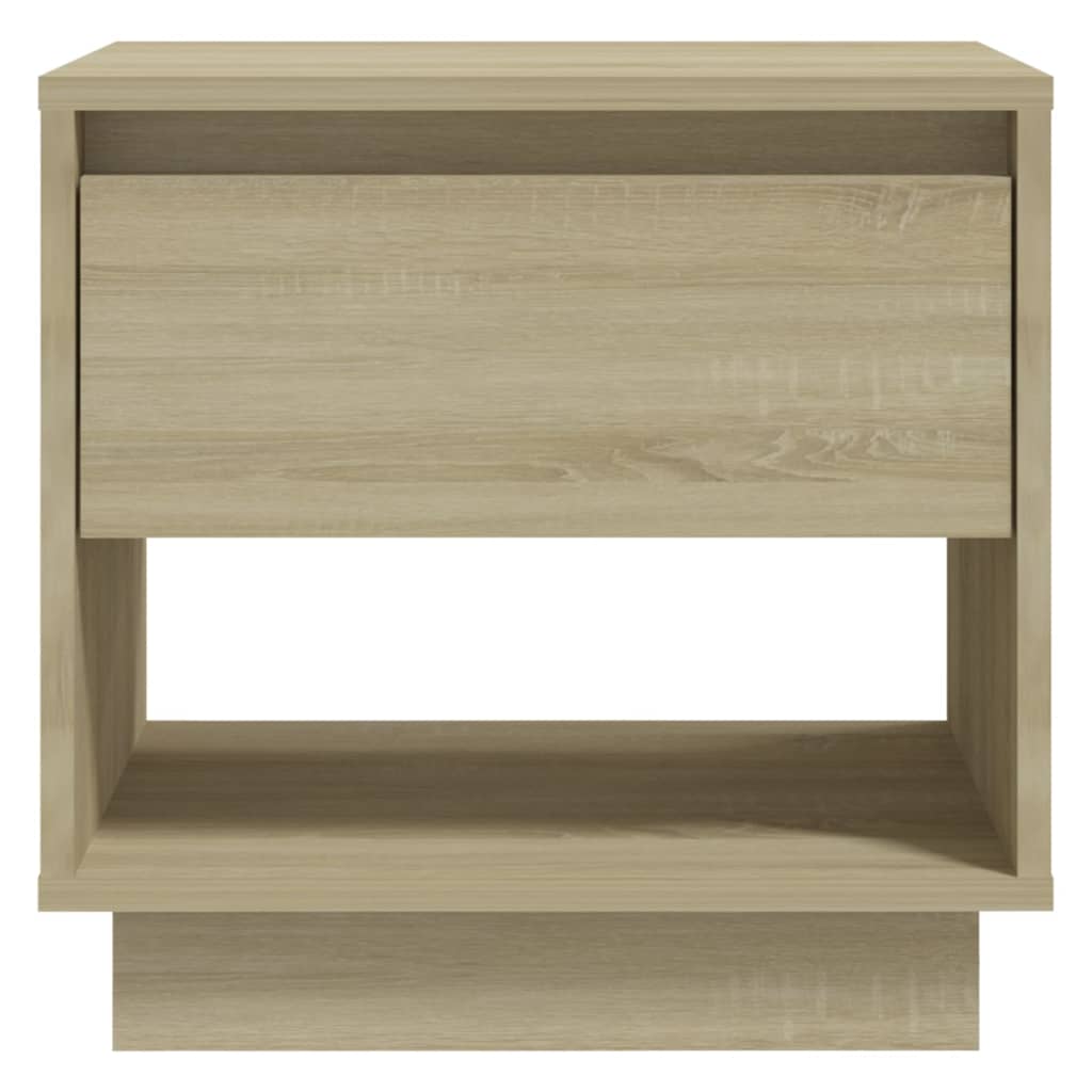 Nachttische 2 Stk. Sonoma-Eiche 45x34x44 cm Holzwerkstoff