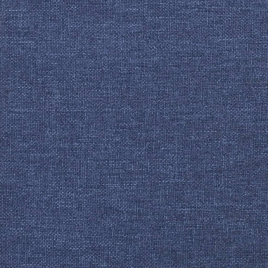 Bettgestell Blau 200x200 cm Stoff