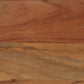 Esstisch Akazienholz Massiv und Stahl 120 x 60 x 76 cm