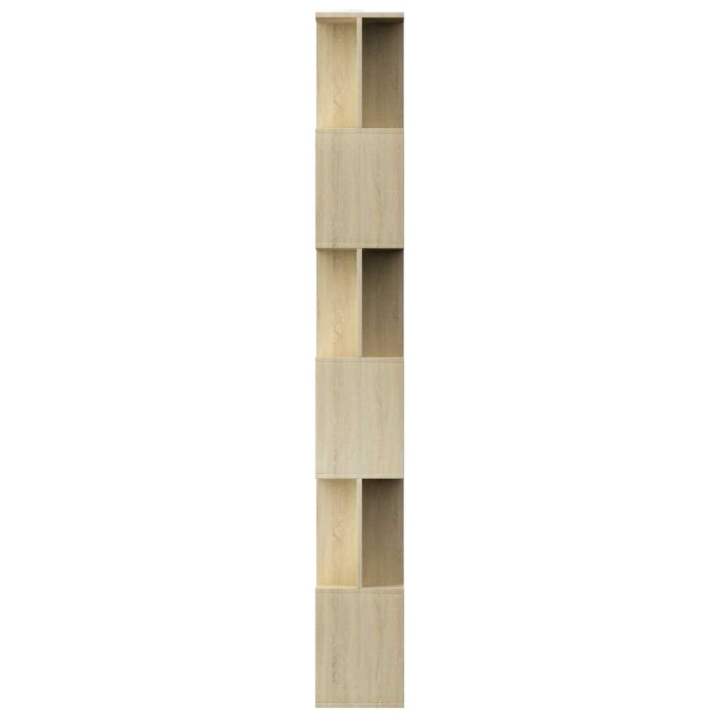 Bücherregal/Raumteiler Sonoma-Eiche 80x24x192 cm Holzwerkstoff