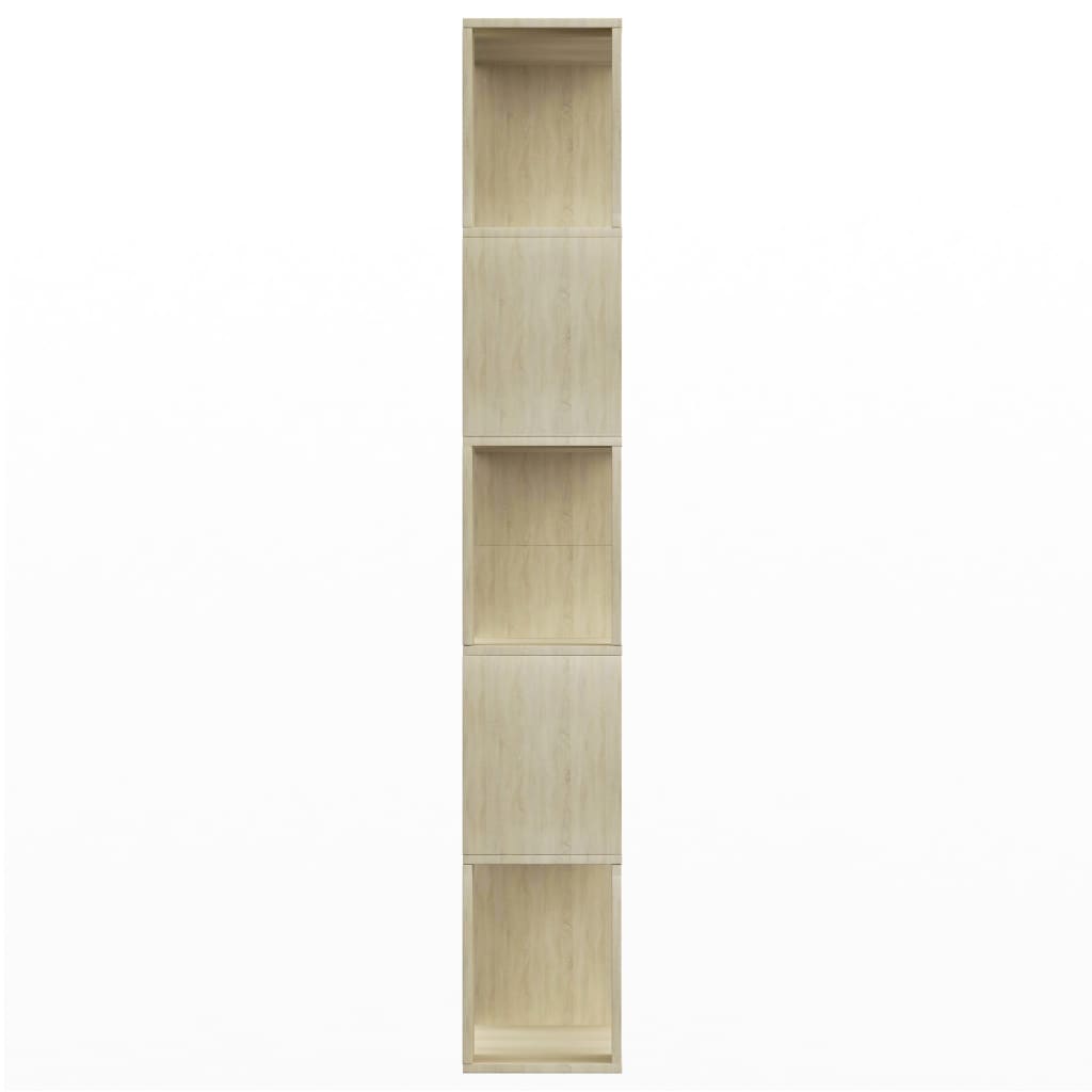 Bücherregal/Raumteiler Sonoma-Eiche 80x24x159 cm Holzwerkstoff