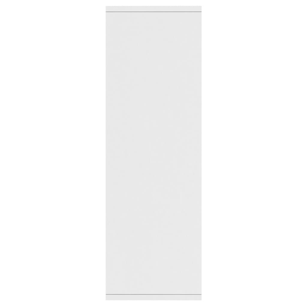 Bücherregal/Sideboard Weiß 50x25x80 cm Holzwerkstoff