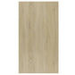 Bücherregal/Sideboard Sonoma Eiche 50x25x80 cm Holzwerkstoff