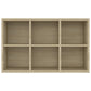 Bücherregal/Sideboard Sonoma-Eiche 66x30x97,8 cm Holzwerkstoff