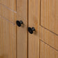 Kleiderschrank 3-Türig 118×50×171,5 cm Kiefer Panama Serie