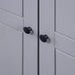 Kleiderschrank Grau 80x50x171,5 cm Kiefernholz Panama