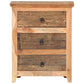 Sideboard 60x33x75 cm Akazie und Recyceltes Massivholz