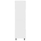 Mikrowellenumbauschrank Weiß 60x57x207 cm Holzwerkstoff