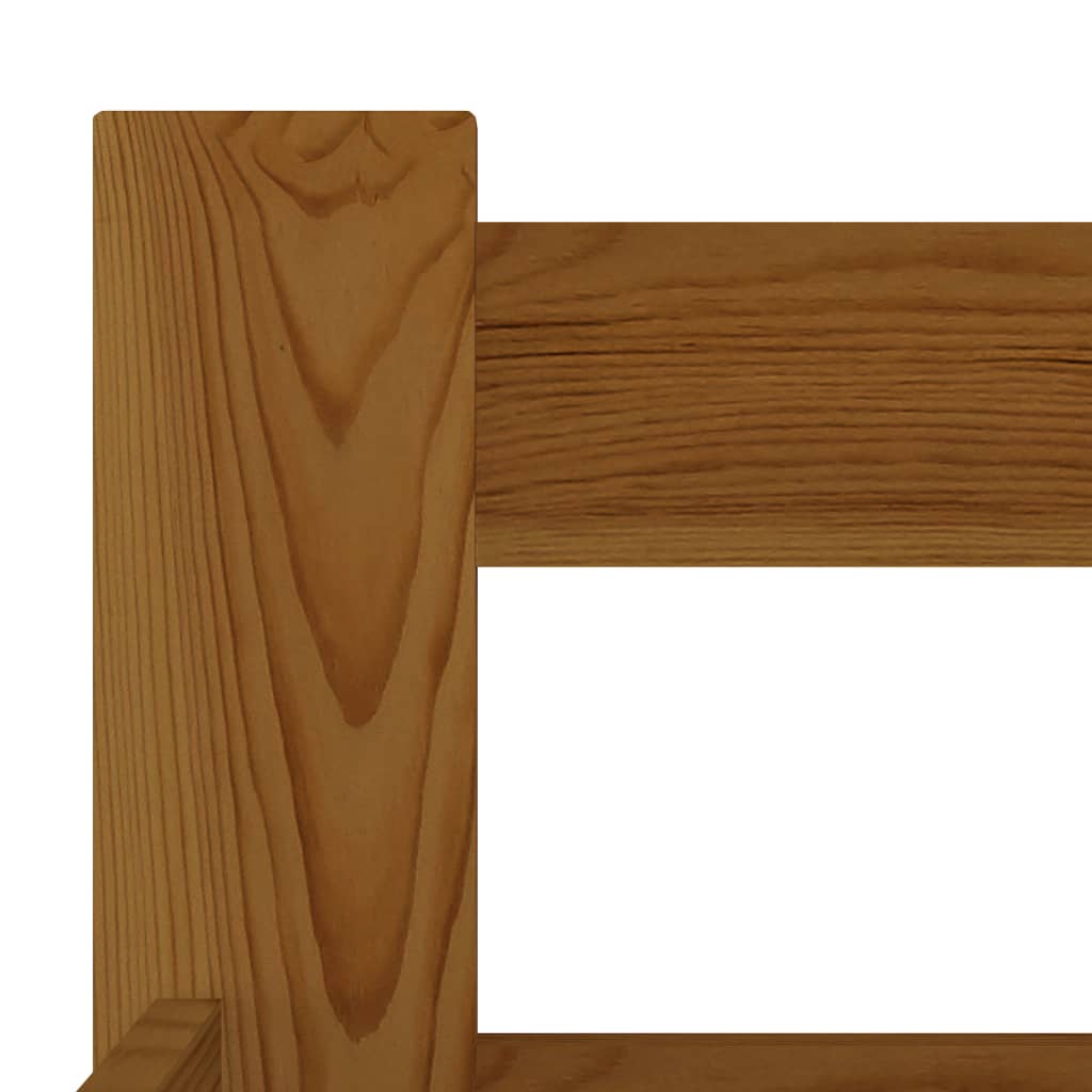 Massivholzbett Honigbraun Kiefer 180x200 cm