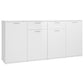 Sideboard Hochglanz-Weiß 160x36x75 cm Holzwerkstoff