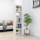 Bücherregal/Raumteiler Weiß 40x30x167,5 cm Massivholz Kiefer