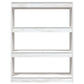 Bücherregal/Raumteiler Weiß 100x30x103 cm Kiefer Massivholz
