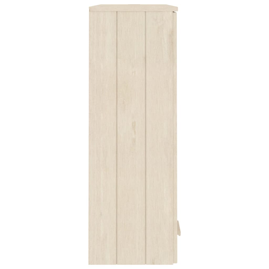 Aufsatz für Highboard Honigbraun 85x35x100 cm Massivholz Kiefer
