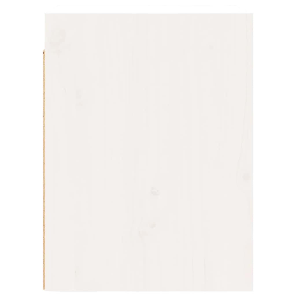 Wandschrank Weiß 30x30x40 cm Massivholz Kiefer