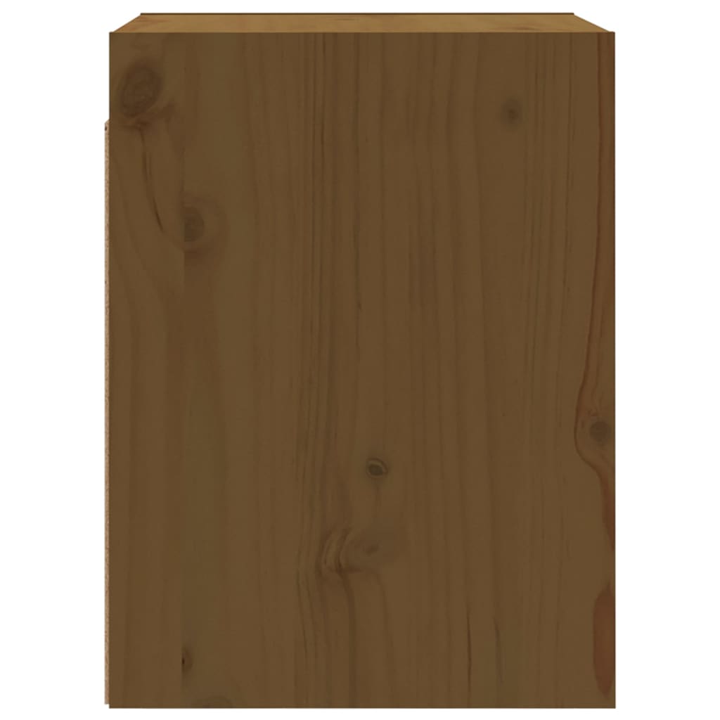 Wandschrank Honigbraun 30x30x40 cm Massivholz Kiefer
