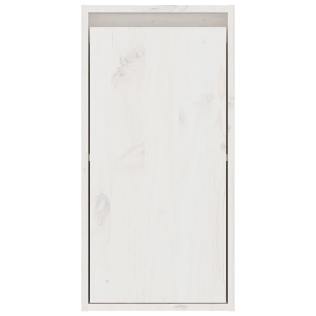 Wandschrank Weiß 30x30x60 cm Massivholz Kiefer