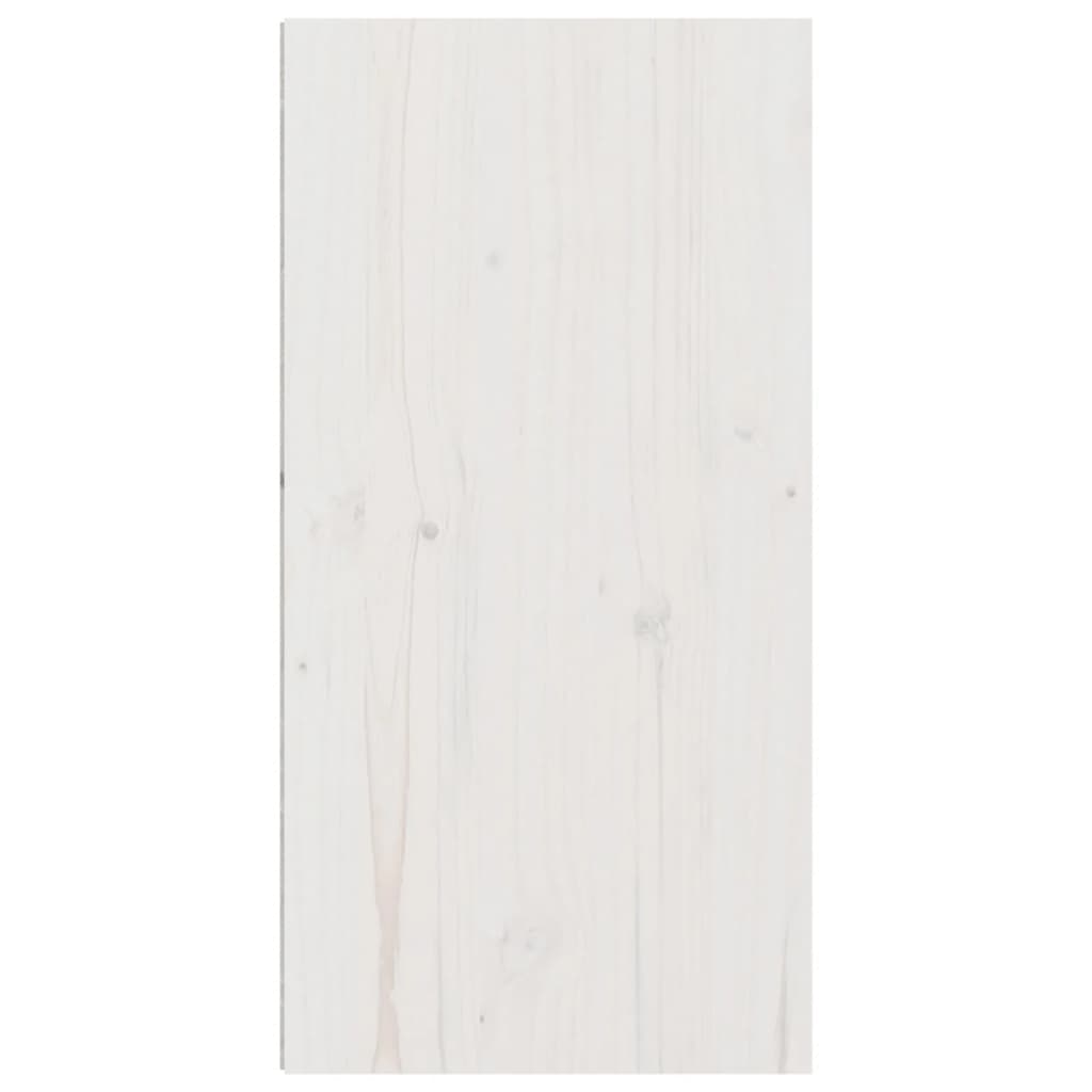 Wandschränke 2 Stk. Weiß 30x30x60 cm Massivholz Kiefer