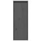 Wandschrank Grau 30x30x80 cm Massivholz Kiefer