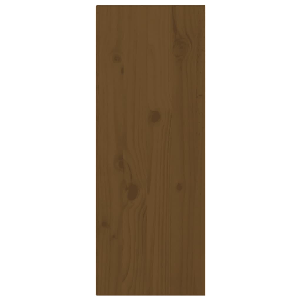 Wandschrank Honigbraun 30x30x80 cm Massivholz Kiefer