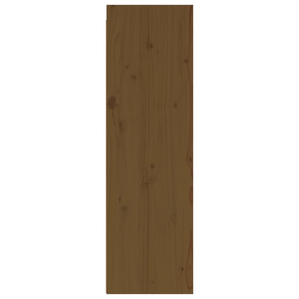 Wandschrank Honigbraun 30x30x100 cm Massivholz Kiefer
