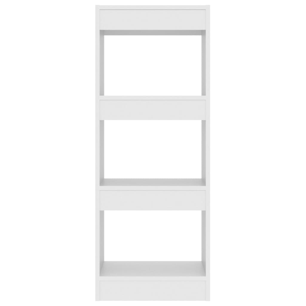 Bücherregal/Raumteiler Weiß 40x30x103 cm Holzwerkstoff