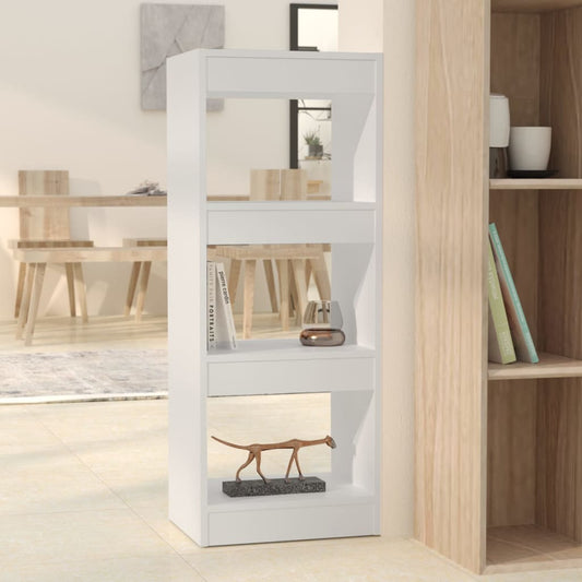Bücherregal/Raumteiler Weiß 40x30x103 cm Holzwerkstoff