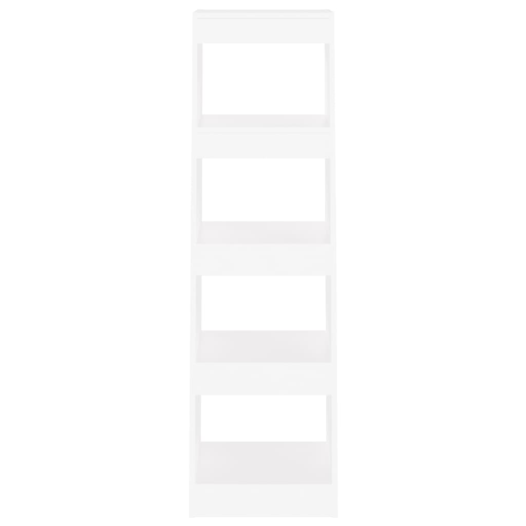 Bücherregal/Raumteiler Weiß 40x30x135 cm