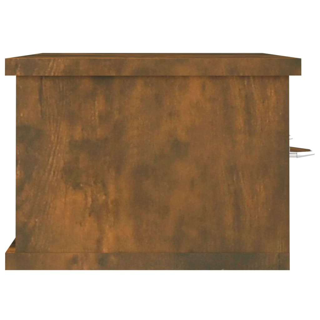 Wandschrank Räuchereiche 60x26x18,5 cm Holzwerkstoff