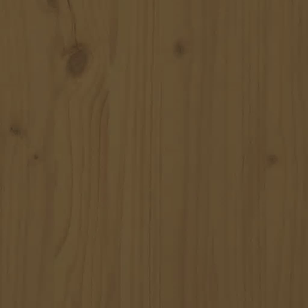 Massivholzbett Honigbraun Kiefer 140x200 cm