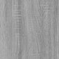 Bücherregal/Sideboard Grau Sonoma 66×30×130 cm Holzwerkstoff