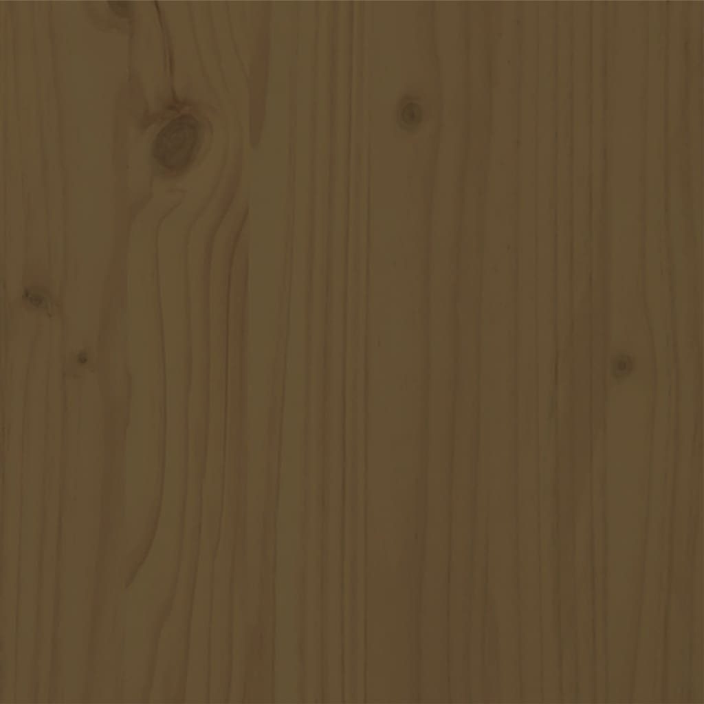 Massivholzbett Honigbraun 160x200 cm