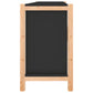 Sideboard Schwarz 107x38x60 cm Holzwerkstoff