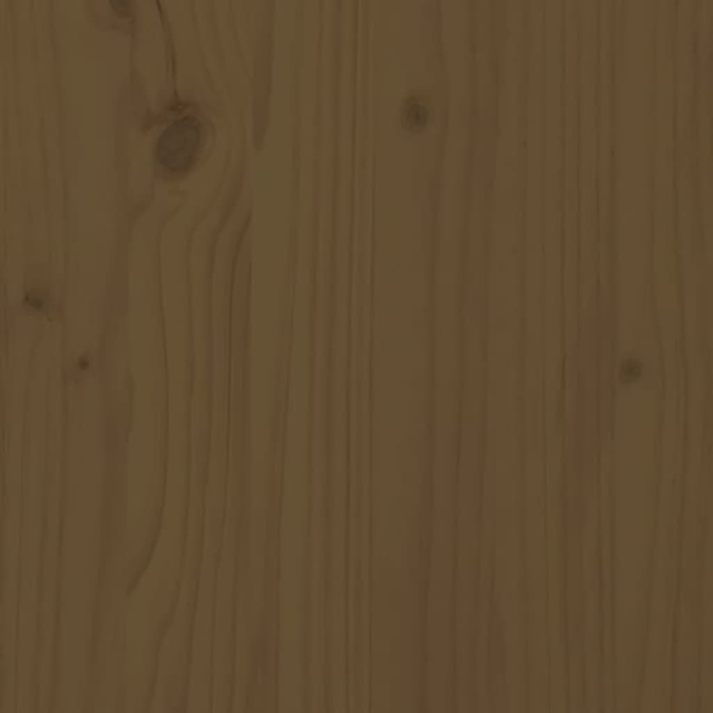 Massivholzbett Honigbraun 90x190 cm 3FT Single