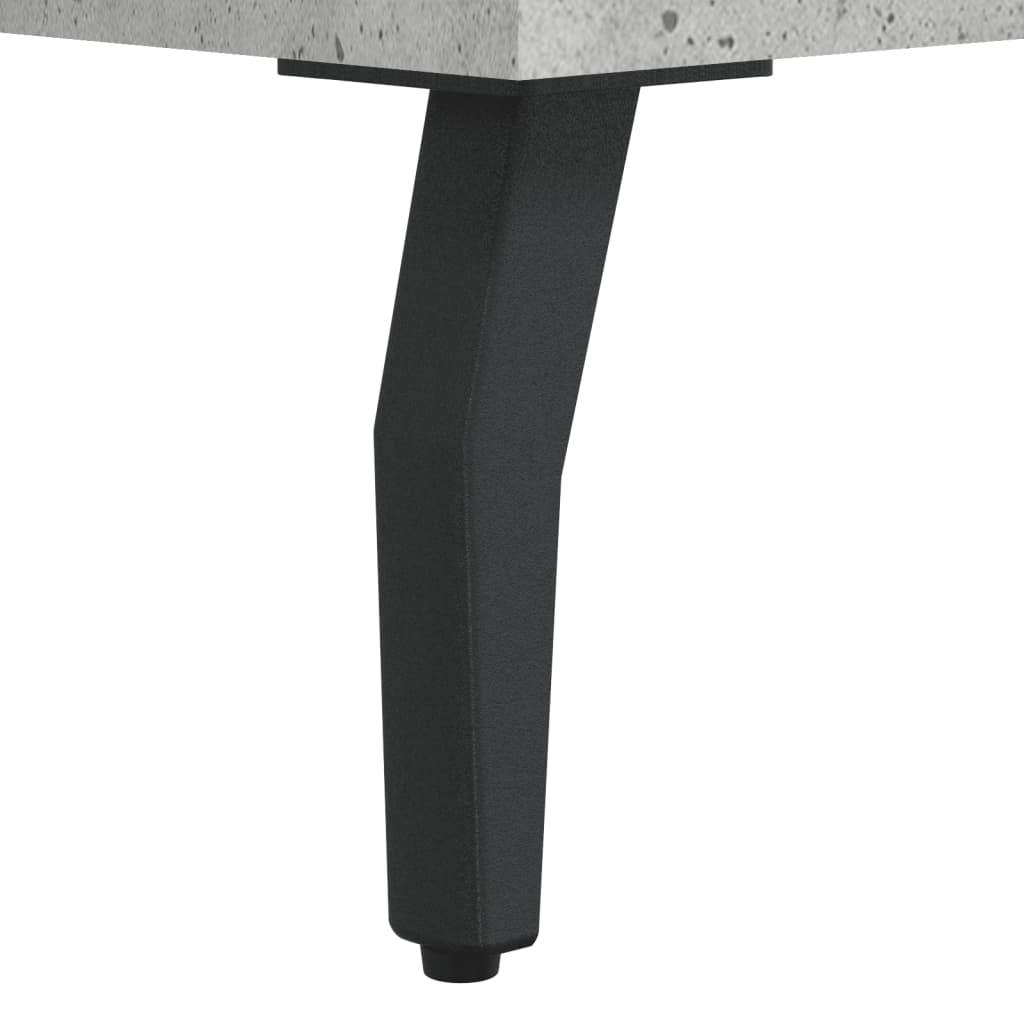 Highboard Betongrau 69,5x34x180 cm Holzwerkstoff
