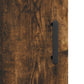 Highboard Räuchereiche 69,5x34x180 cm Holzwerkstoff