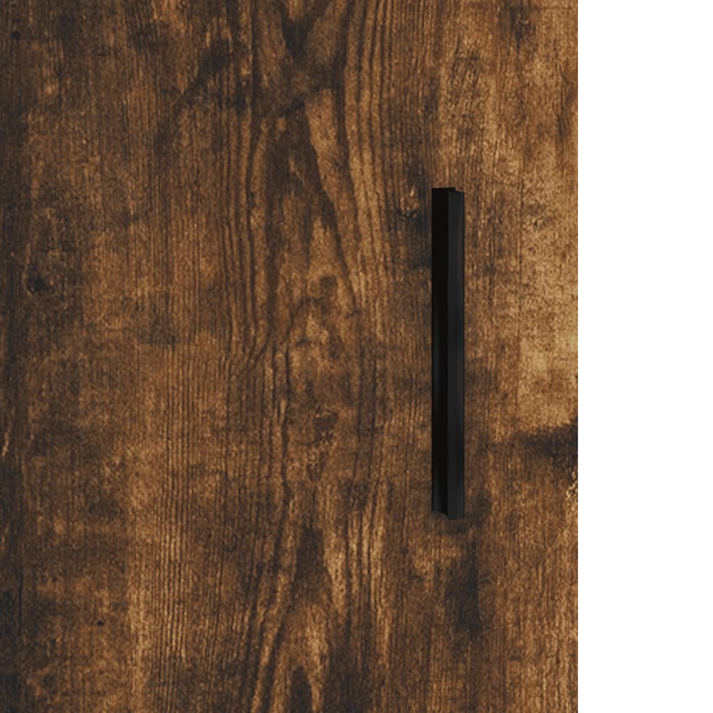 Highboard Räuchereiche 34,5x34x180 cm Holzwerkstoff