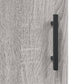 Highboard Grau Sonoma 34,5x34x180 cm Holzwerkstoff