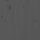 Massivholzbett Grau 140x190 cm Kiefer
