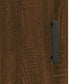 Wandschrank Braun Eichen-Optik 69,5x34x90 cm Holzwerkstoff