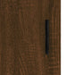 Wandschrank Braun Eichen-Optik 69,5x34x90 cm Holzwerkstoff