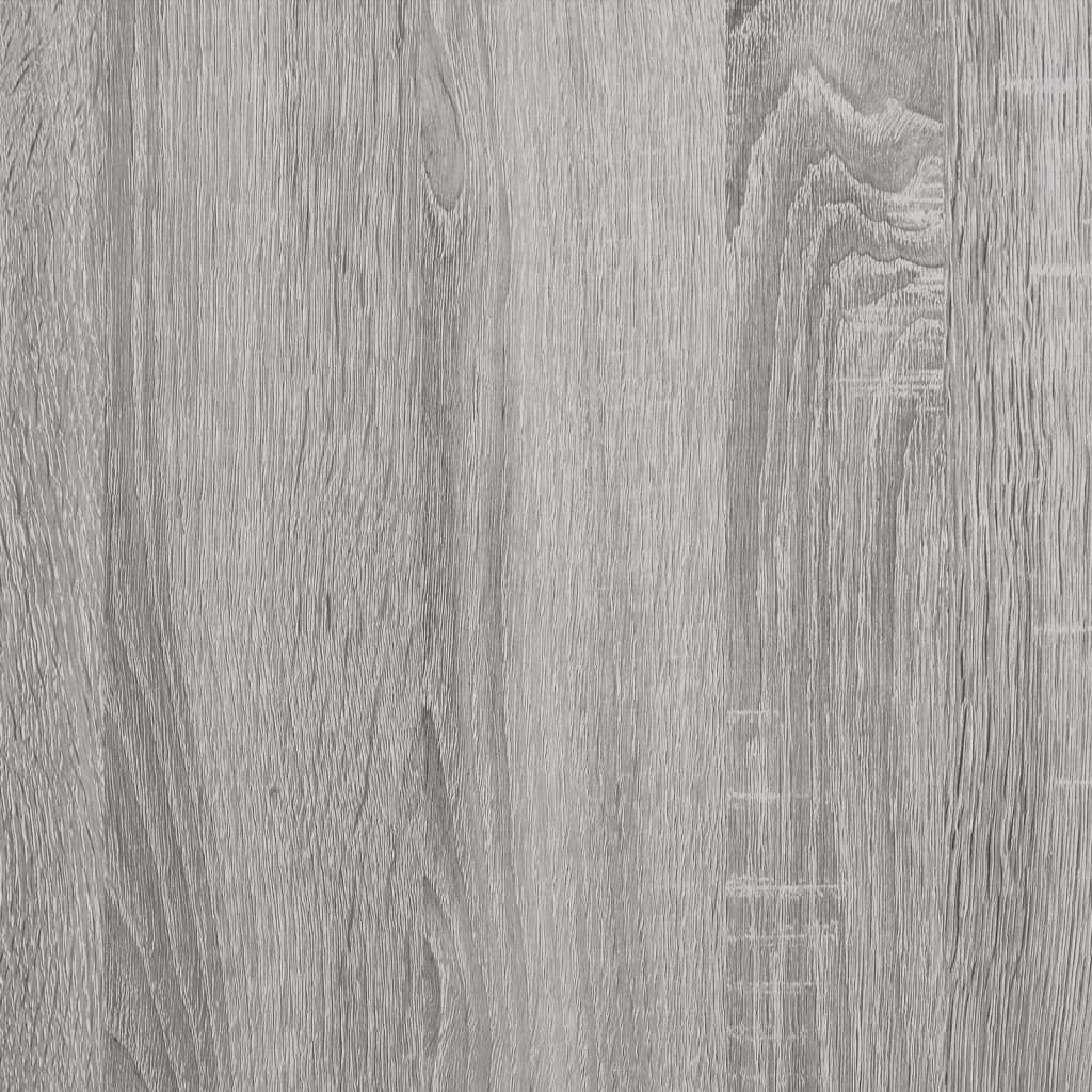 Wandregale 2 Stk. Grau Sonoma 60x15x15,5 cm