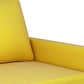 2-Sitzer-Sofa Gelb 120 cm Samt